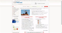 Desktop Screenshot of 123-fax.net